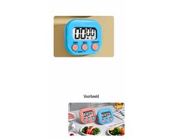 Akyol - Magnetische Kookwekker Inclusief Standaard | Digitale Kook Wekker Timer | Digitaal | blauw