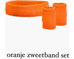 Akyol - oranje zweetbandset - setje oranje zweetbandjes - pols en hoofdbandjes - ek voetbal - oranje zweetband - olympische spelen - koningsdag