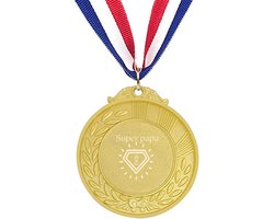 Akyol - super papa medaille goudkleuring - Papa - beste papa ever - vaderdag cadeau - familie cadeau - papa cadeau - bedankt voor alles
