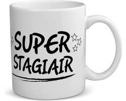 Akyol - super stagiair koffiemok - theemok - Stagiair - beste stagiair - werk - afscheidscadeau - verjaardagscadeau - kado - 350 ML inhoud