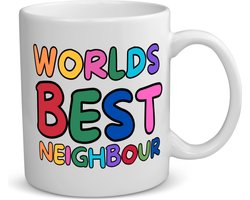 Akyol - world's best neighbour koffiemok - theemok - Buurman - beste buurman - verjaardagscadeau - kado - gift - 350 ML inhoud
