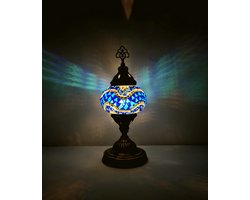 Aladdin Store Tafellamp - Oosterse Tafellamp 2 No - Ø 17 Cm - E14 - Multicolor