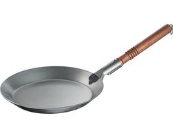 Albert Turk (inductie) koekenpan met gelakte houten greep… ø28cm, top-koks zweren bij de pannen van Turk.