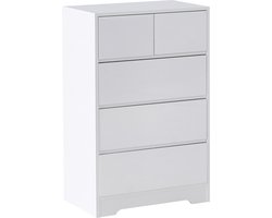 ALBERTA - Ladekast - Wit - MDF