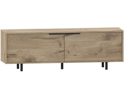 Alberto-Tv-meubel - 2-kleppen - Eikenlook