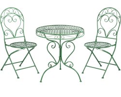 ALBINIA - Bistroset voor 2 - Groen - Metaal
