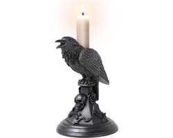 Alchemy - Poe's Raven Kaarsenstandaard - Zwart