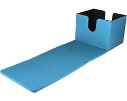 Alcove Edge Deck Box Teal - Stores & Protects Up To 100 Standard Size Collectible Cards - Baseball Cards Gaming Cards Sports Cards - Card Storage Solution