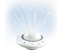 Alecto Baby Projector - Rustgevende Slaapliedjes - Babyprojector met Muziek - BC-125GS - Grijs