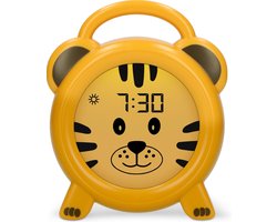 Alecto BC100TIGER - Slaaptrainer voor kinderen - Kinderwekker met Nachtlamp - Tiger