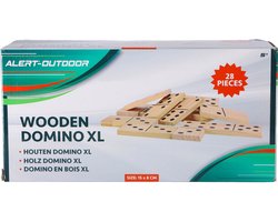 Alert Outdoorspel Domino XL (hout) – 7,5 x 15 cm