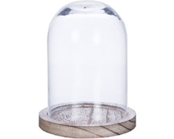 Alessandro Stolp - Eleganza - glas/hout - 10 x 15 cm - op houten plateau