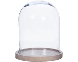 Alessandro Stolp - Eleganza - glas/hout - 23 x 31 cm - op houten plateau