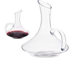 Alessandro Wijn Decanteer - 1,5 liter - glas - karaf - 16 x 21 cm - rode wijn - wijnkan - decanteren