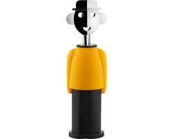 Alessi Alessandro Kurkentrekker Geel/zwart