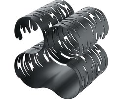 Alessi Barkcellar Wijnrek BM03 B, 4-vaks zwart