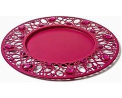 ALESSI Dienblad cabochon rood