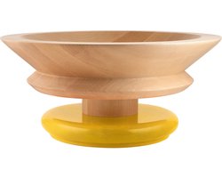 Alessi - Ettore Sottsass - Twergi Centrepiece / Schaal - Geel