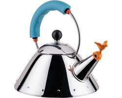 Alessi Fluitketel - 9093/1 LAZ - Licht Blauw - 1 liter - door Micheal Graves