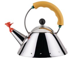 Alessi Fluitketel - 9093/1 Y - Geel - 1 liter - door Micheal Graves