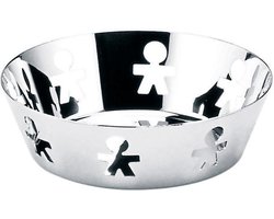 Alessi Girotondo pierced basket - Schaal - Zilver