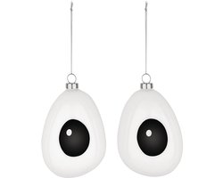 Alessi Holly - Kerstbal - Geblazen glas - Handgeschilderd