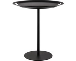 Alessi Jasper Morrison Op-la bijzettafel met afneembare plateau D48cm H52cm zwart