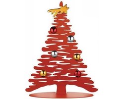 Alessi Kerstboom Bark - BM06/30 R - Rood - 30 cm - door Michael Boucquillon & Donia Maaoui