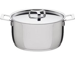 Alessi Kookpan Pots&Pans - AJM101/16 - ø 16 cm / 1.6 Liter - door Jasper Morrison