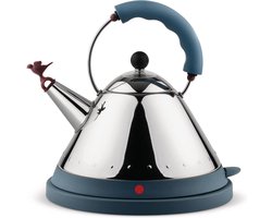 Alessi MG32 AZ  - Waterkoker - RVS/Blauw
