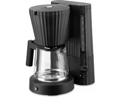 Alessi Plissé Koffiezetapparaat Zwart
