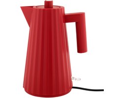 Alessi Plissé Waterkoker - 1,7L - Kunststof - Rood