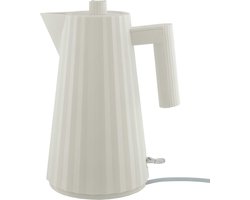 Alessi Plissé Waterkoker - 1,7L - Kunststof - Wit