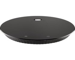 Alessi Plissé Weegschaal - USB - Ophangbaar - Ø27,5 cm - Zwart