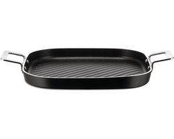 Alessi Pots&Pans-Grillpan-Vierkant-Keramische Toplaag