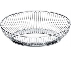 ALESSI Square Wire Fruitmand ovaal 20 x 28 cm