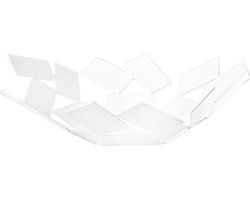 Alessi Stanza Dello Fruitschaal 24,5 cm - rvs/wit