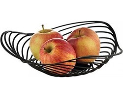 ALESSI Trinity Fruitschaal 26 cm zwart