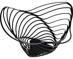 ALESSI TRINITY SCHAAL - FRUITSCHAAL 33 H16CM ZWART
