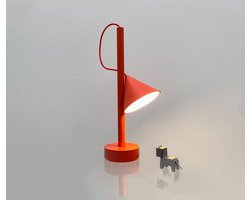 Alessi Tsumiki-Oplaadbaar-Tafellampje-Rood
