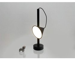 Alessi Tsumiki-Oplaadbaar-Tafellampje-Zwart