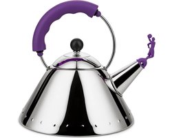 Alessi Waterketel Virgil Abloh 3909 Limited Edition - Zilver/Paars