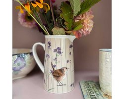 Alex Clark Kan Vogel ~ Wren and Verbena Jug