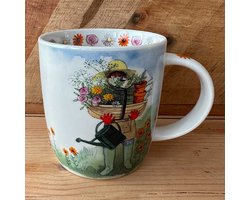 Alex Clark Mok ~ Flower Garden Mug ~ Tuinbloemen