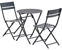 Alfa – balkonset 3-delig – carbon black