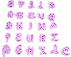 Alfabet Cookie Mallen: 26 Stuks Herbruikbare Letter- En Nummeruitsteekvormen Voor Perfecte Taartdecoratie