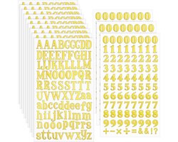 Alfabetletters en Cijfers Zelfklevende Stickers voor Handwerk en Scrapbooking