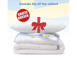 All Year dekbed + 1 Hoofdkussen - Eenpersoons - Dekbed Set - 140x200 cm