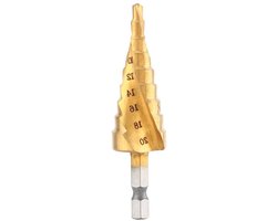 All4You - Hoge Snelheid Staal Coated Stap Boor Accessoire Hex Shank Bits 4-20mm voor Power Boor