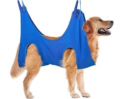 All4You - Huisdier-verzorging-hangmat-Hond-Kat-Restraint-bag-Harnas-Nail-trimmen-Huisdier-grooming-tafel-Douche-bad-accessoires-Maat-M-Sterke Krabpalen-Pluchen speelgoed-Geschikt voor-Katten-Grijs-Wollen stof